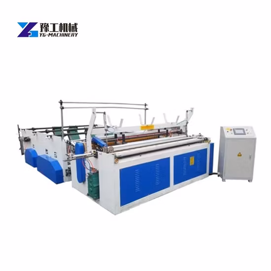High Speed Automatic Small Business Toilet Tissue Paper Making Machine Full Line with Slitting and Rewinding Machine