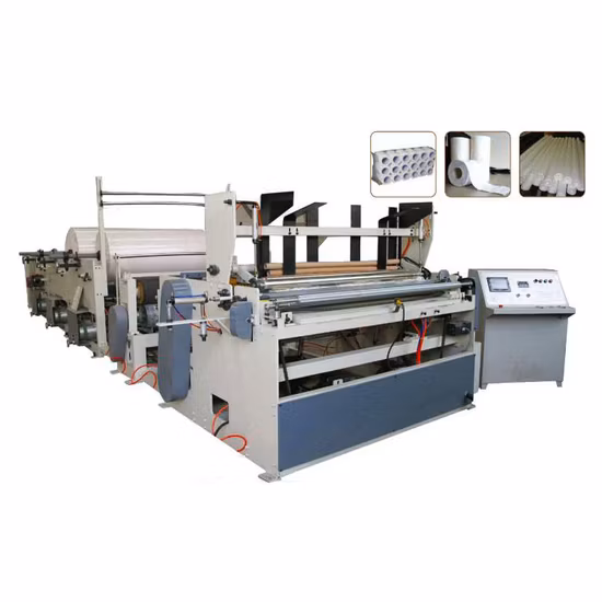 High Speed Automatic Small Business Toilet Tissue Paper Making Machine Full Line with Slitting and Rewinding Machine