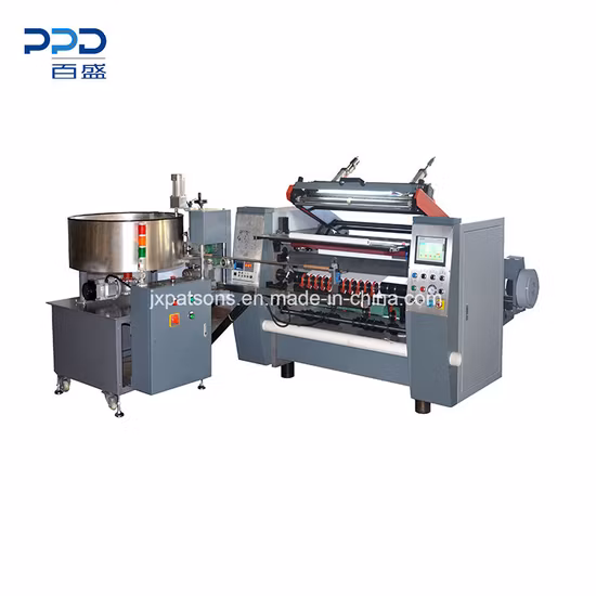 Stretch Film Cling Film Aluminum Foil Silicon Paper Baking Paper Thermal Paper Wall Paper Rewinding Machine